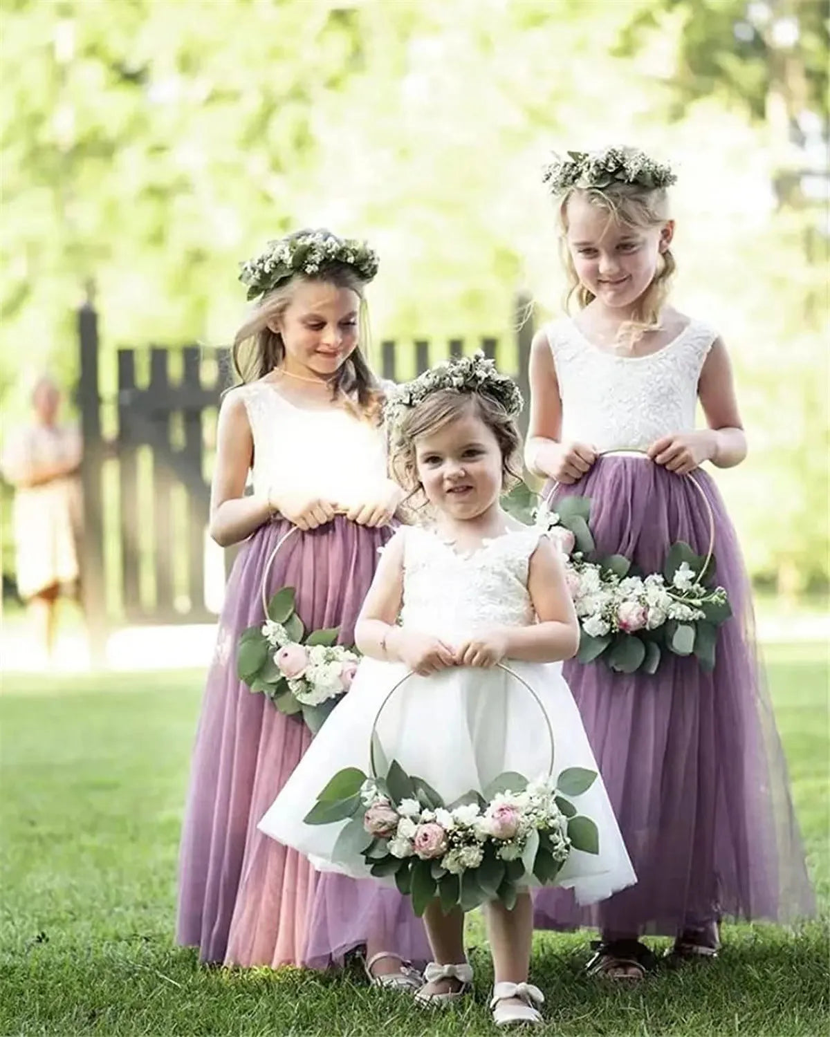 Flower Girl Dress Baby Kids Summer Princess Party Lace children clorthing