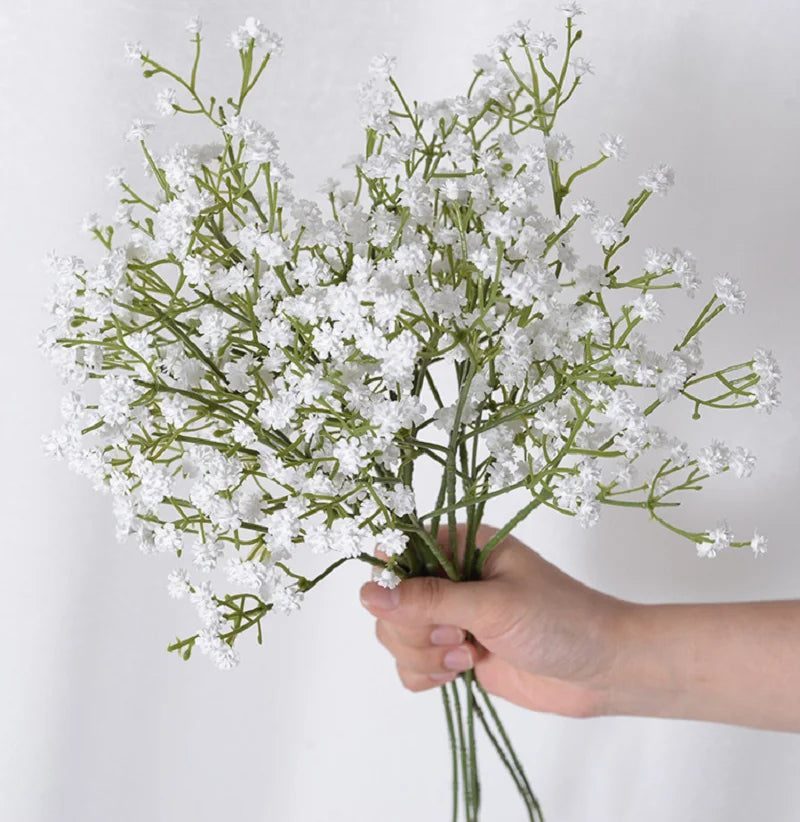90 Heads 52cm Babies Breath Artificial Flowers Floral Bouquets