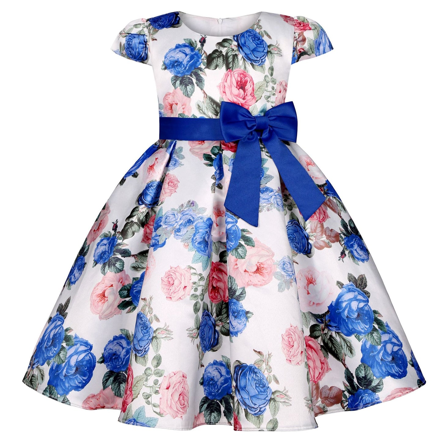 Flower Elegant Causal Princess Party Dresses Children Clothing