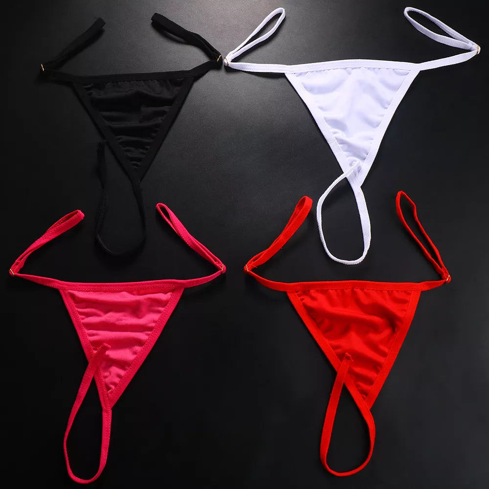 Red Crystal Bikini Swimsuit Rhinestone Heart Panties