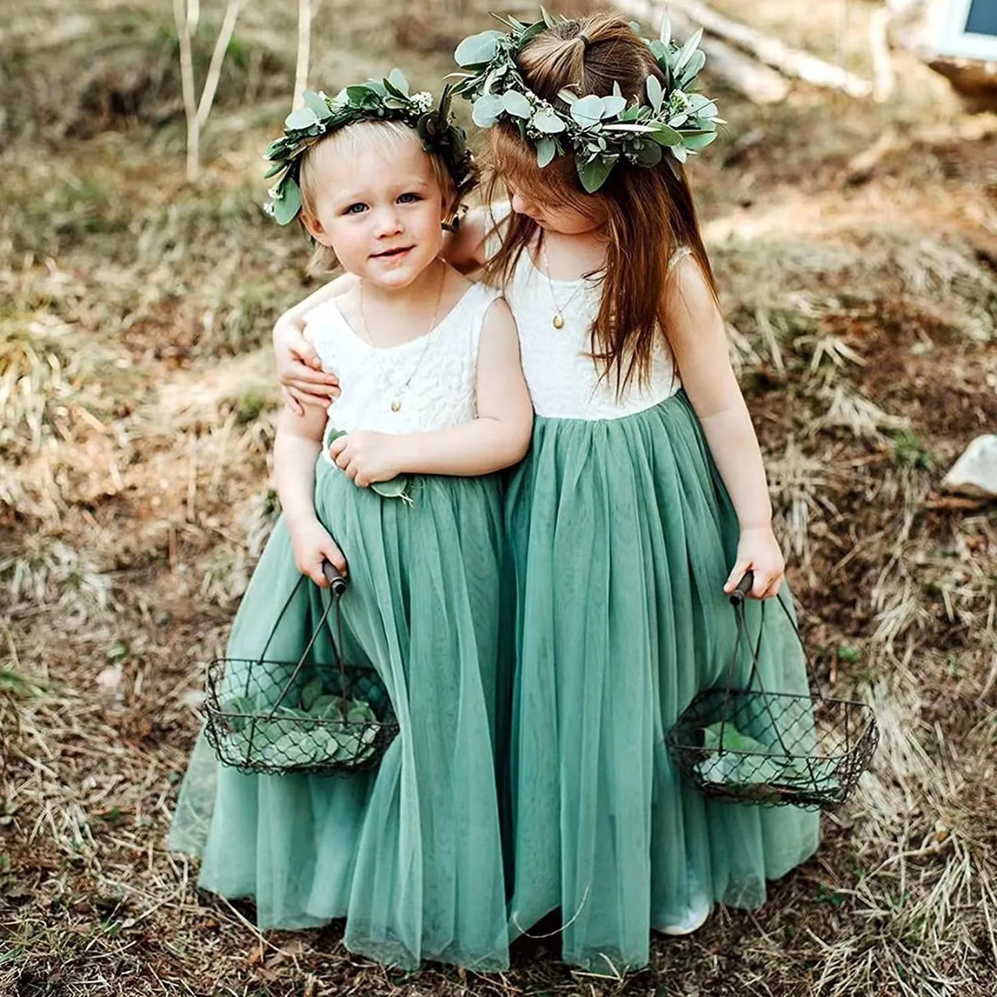 Flower Girl Dress Baby Kids Summer Princess Party Lace children clorthing