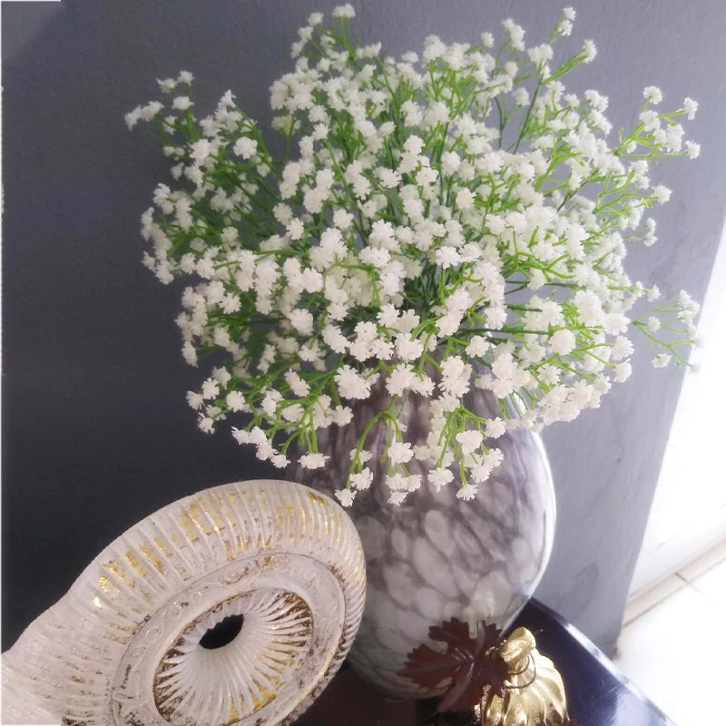 90 Heads 52cm Babies Breath Artificial Flowers Floral Bouquets