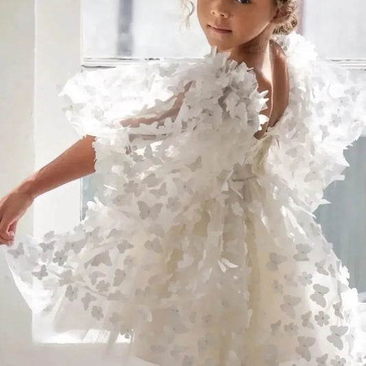 Baby Girl Princess Butterfly Tutu Dress