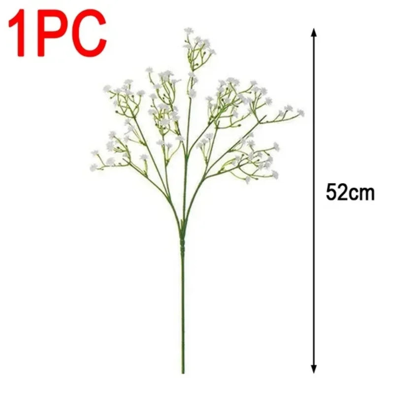 90 Heads 52cm Babies Breath Artificial Flowers Floral Bouquets
