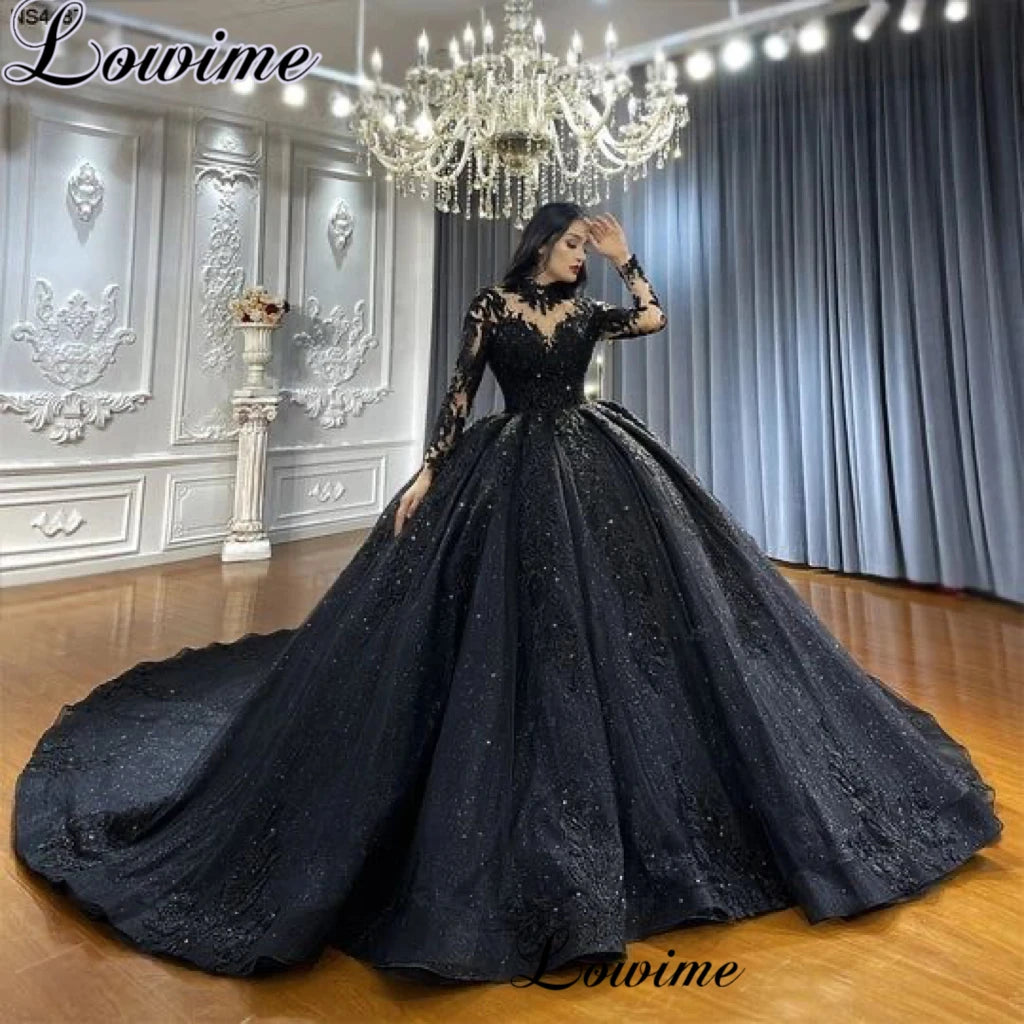 Black Lace Wedding Dresses