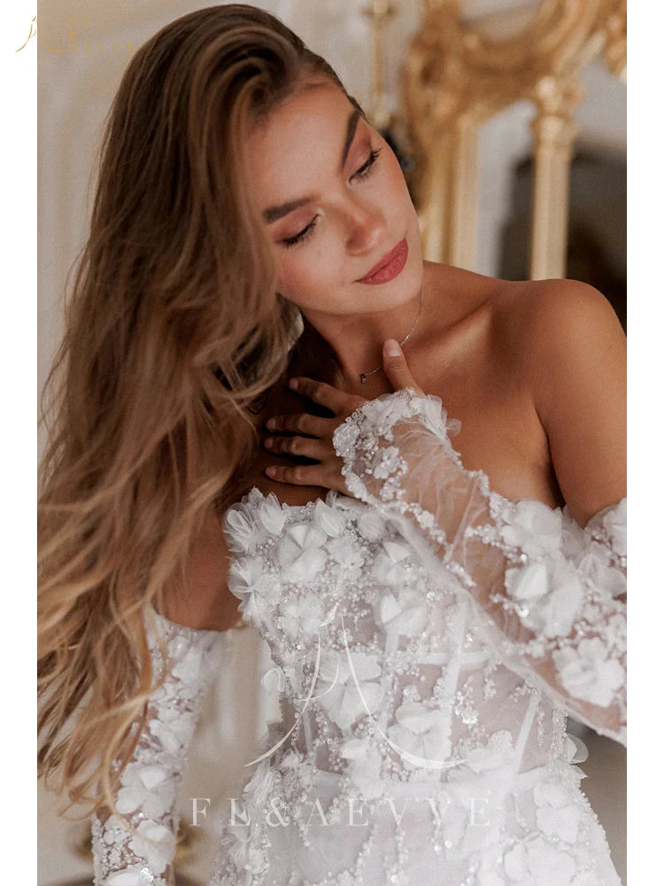 white short wedding dress