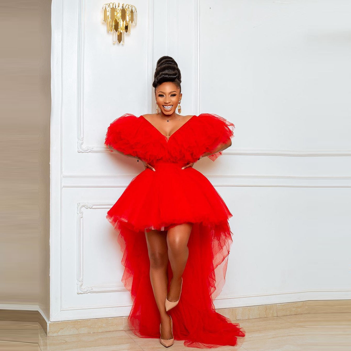 Hi Low Tulle Prom Dresses Extra Puffy Plus Size Make Me Elegant Hi Low Tulle Prom Dresses Extra Puffy Plus Size Make Me Elegant