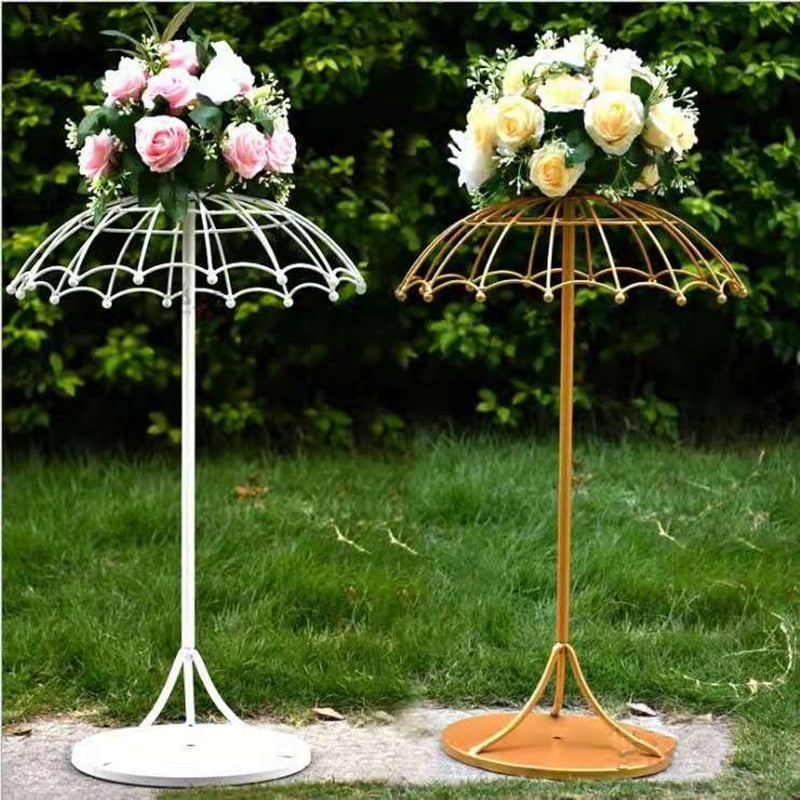 Centerpieces Decorations Umbrella Flower Stand Creative Welcome Area
