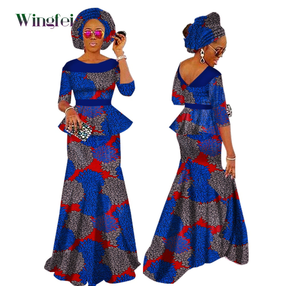 African Clothes Skirt Set Fashion