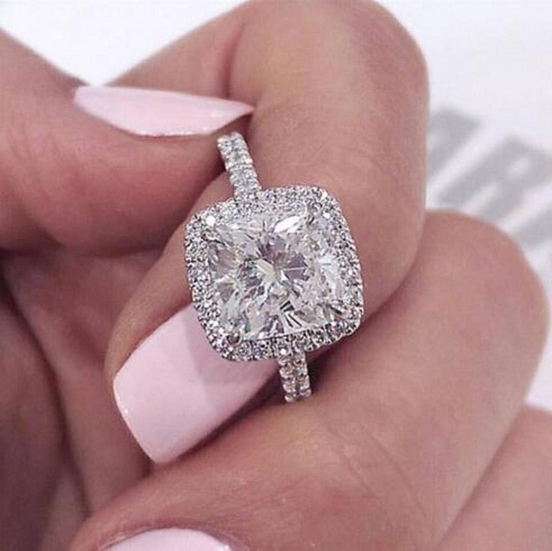 Wholesale Eternity Band Promise ring 925 Sterling silver Diamond cz Engagement Wedding Rings for women Men