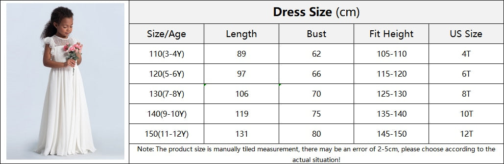 Flower Girl Dresses White Beige Long Sleeve Dress