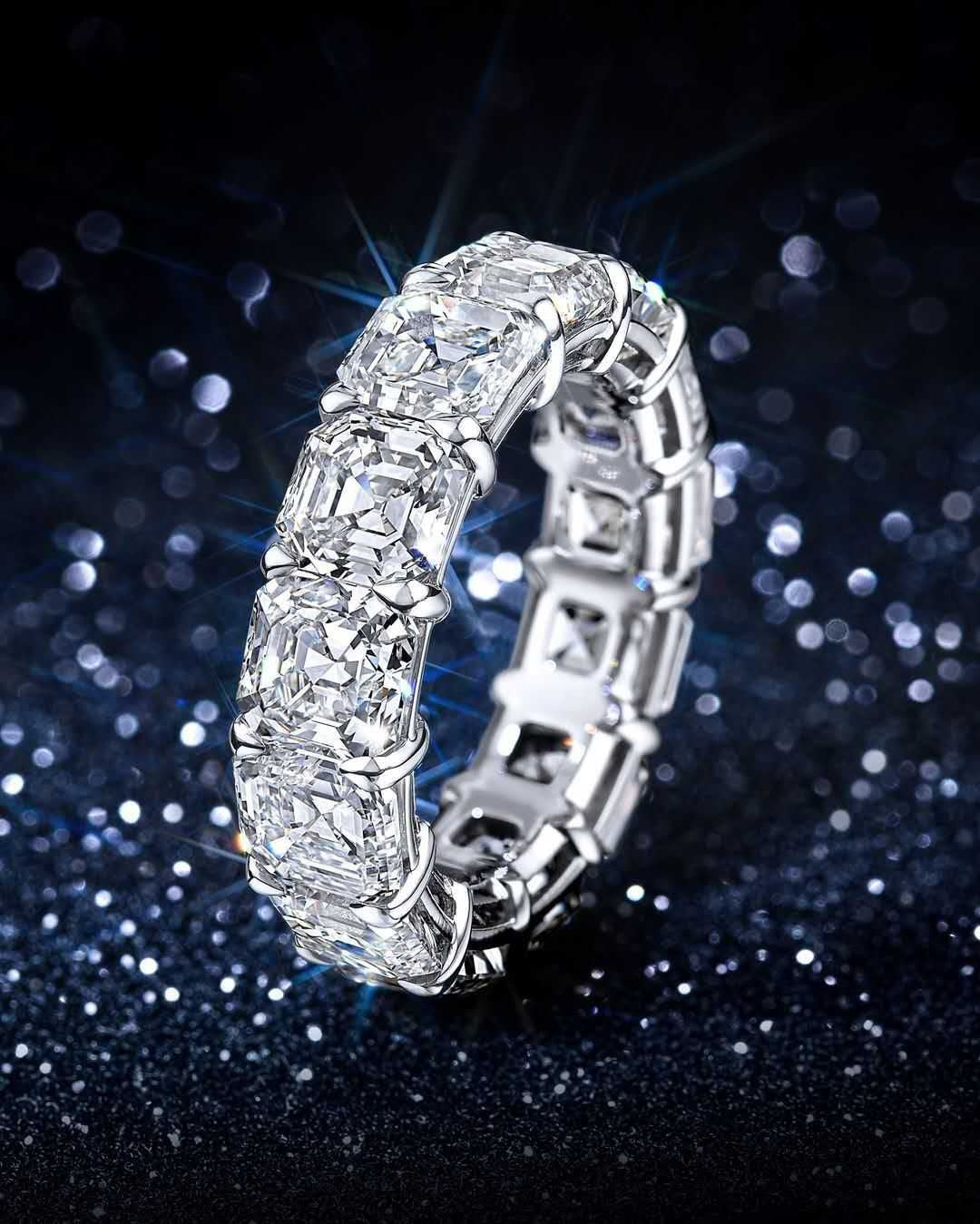 Wholesale Eternity Band Promise ring 925 Sterling silver Diamond cz Engagement Wedding Rings for women Men