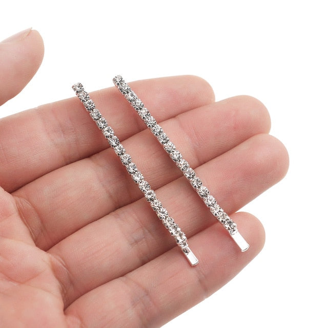 Rhinestones Hair Clip Hair Accessories Crystal Barrette Hair pins