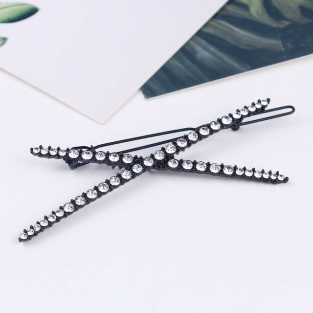 Rhinestones Hair Clip Hair Accessories Crystal Barrette Hair pins