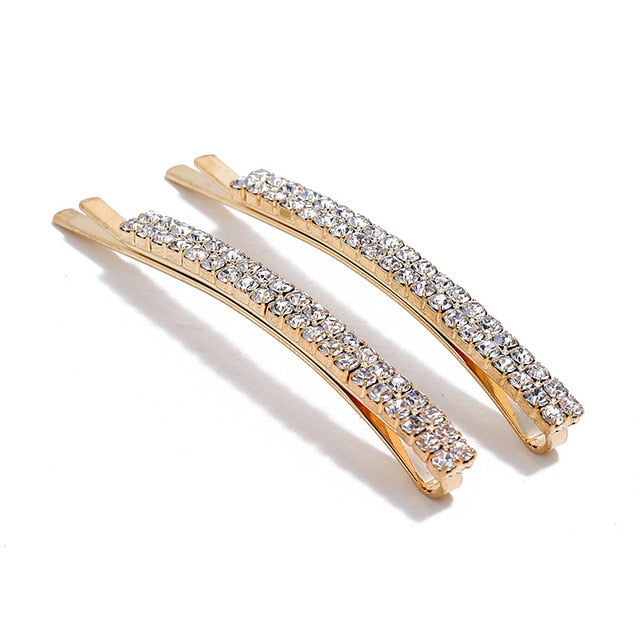 Rhinestones Hair Clip Hair Accessories Crystal Barrette Hair pins