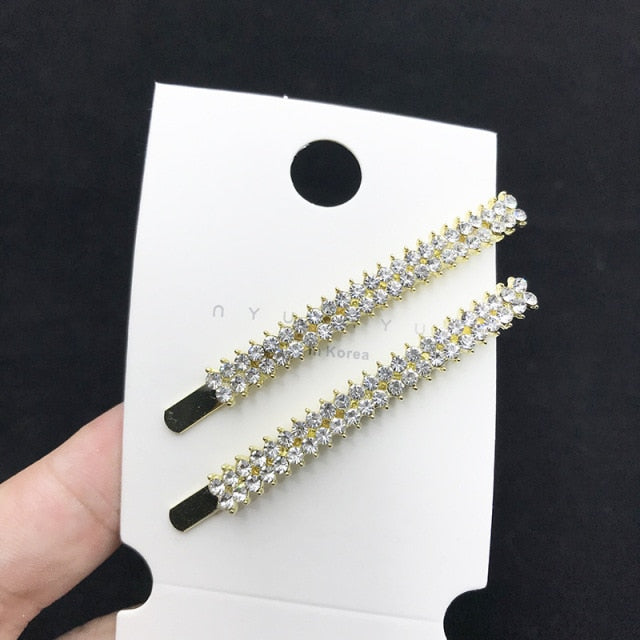 Rhinestones Hair Clip Hair Accessories Crystal Barrette Hair pins