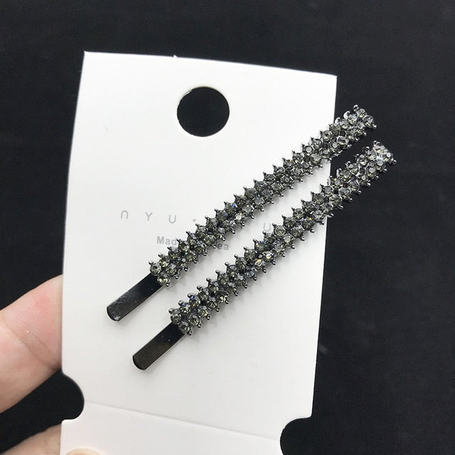 Rhinestones Hair Clip Hair Accessories Crystal Barrette Hair pins