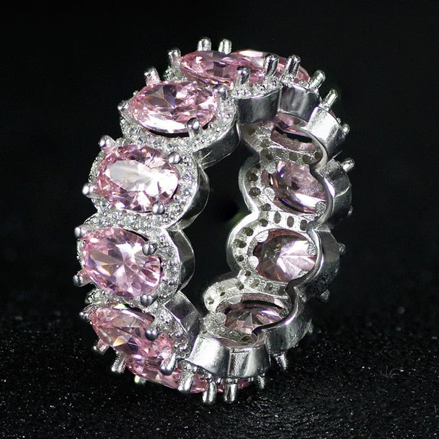 sterling silver wedding band eternity ring 925 sterling