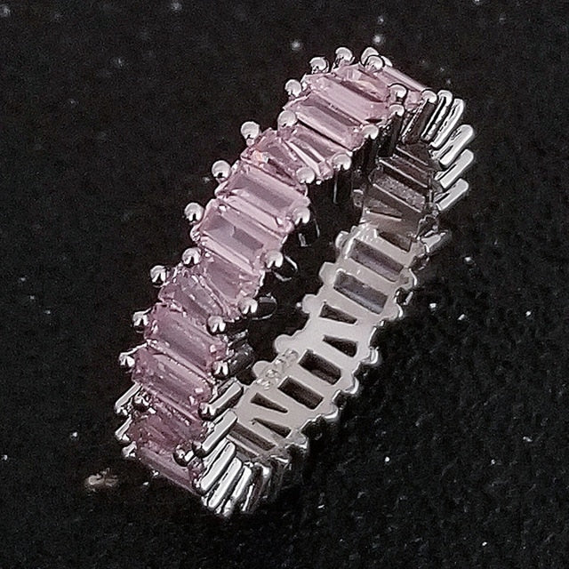 sterling silver wedding band eternity ring 925 sterling
