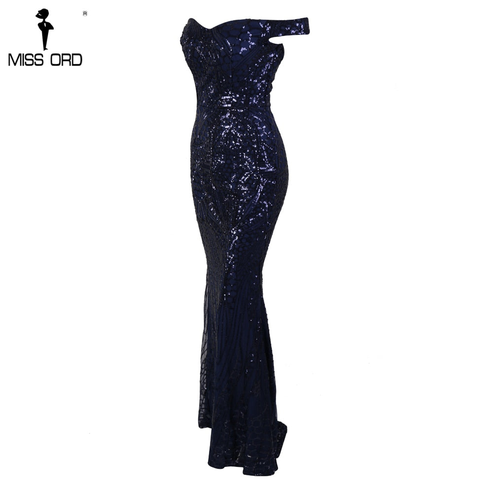 Party Dress Sequin Maxi Dress Off the Shoulder Bodycon