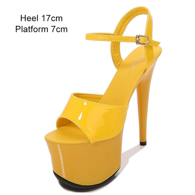 Pole Dance Shoes High Heels Sandals Party Club Platform High-heeled Shoes