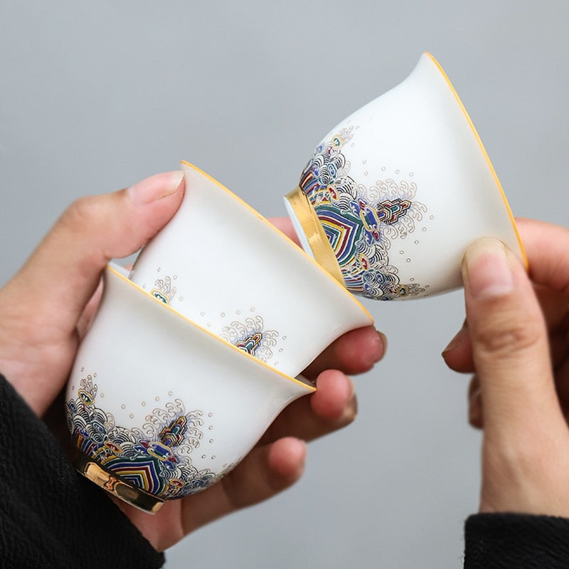 White Coffee cups Tea cup Water Mug Small Tea bowl