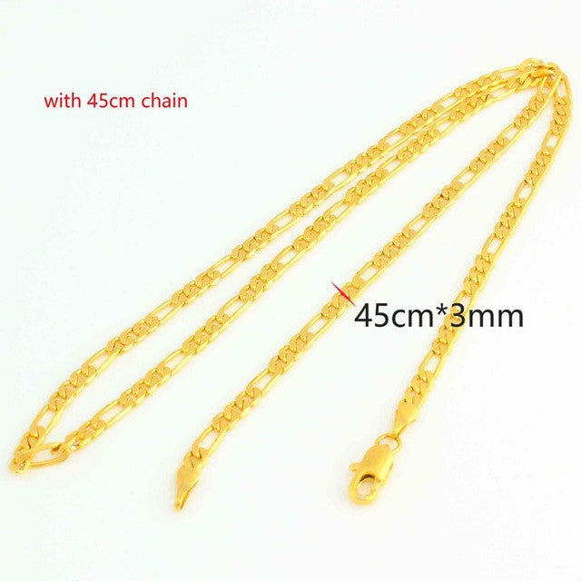 Jewelry Set Pendant /Necklace/Earring/Ring Jewelry 24K Gold Color - Make Me Elegant