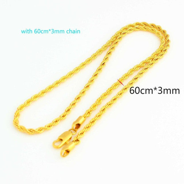 Jewelry Set Pendant /Necklace/Earring/Ring Jewelry 24K Gold Color - Make Me Elegant