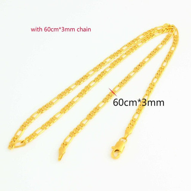 Jewelry Set Pendant /Necklace/Earring/Ring Jewelry 24K Gold Color - Make Me Elegant