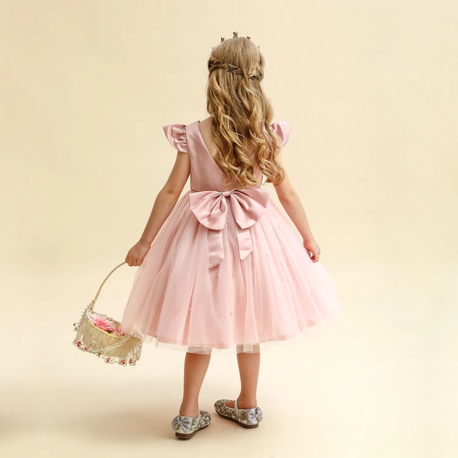 baby pink dress for girl 