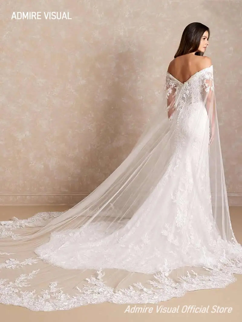 Wedding Dress Mermaid Lace Sweetheart  Neckline 2 In 1 Flaps