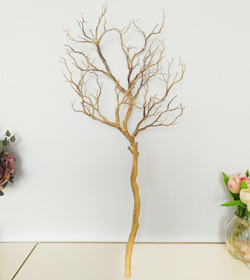 Artificial Black White Tree Branches Plastic Coral Artificial Flowers