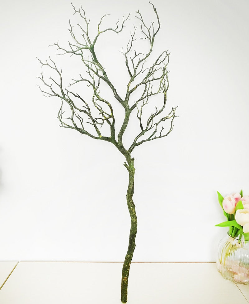 Artificial Black White Tree Branches Plastic Coral Artificial Flowers