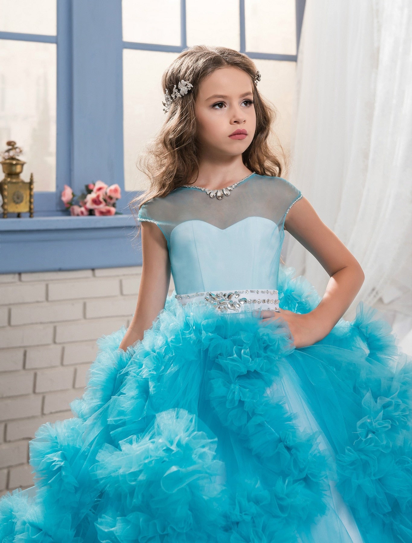 Flower Girl Dresses Kids Pageant Ball Gowns