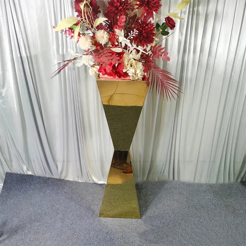 Stainless Steel Flower Stands Vases, Wedding Table Centerpieces,
