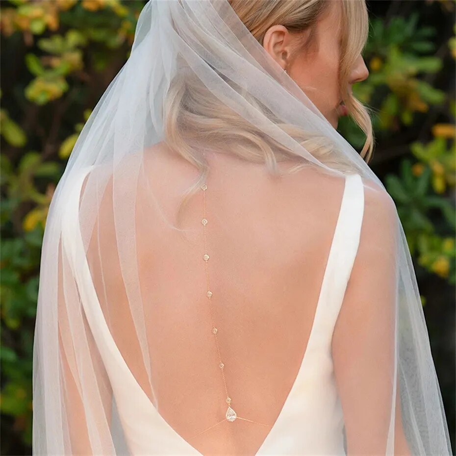 Wedding Backdrop Necklace Bridal Accessories