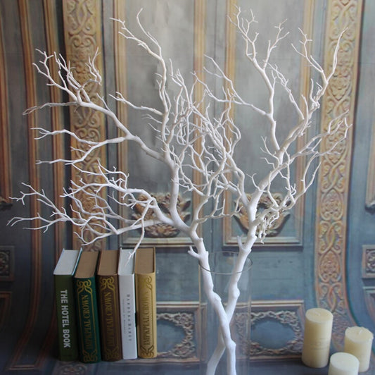 Artificial Black White Tree Branches Plastic Coral Artificial Flowers
