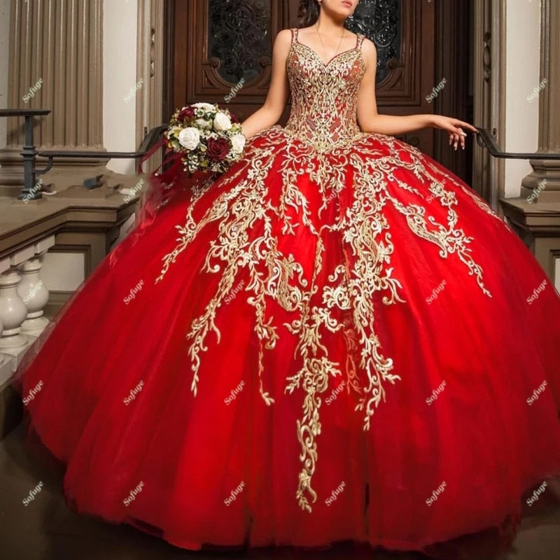 Quinceanera Sweet 16 Ball Gown Party Dresses – Make Me Elegant