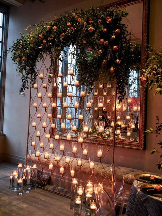 Candle Walls Wedding Candle Holder backdrops candle stand. Backdrop Stage Decoration
