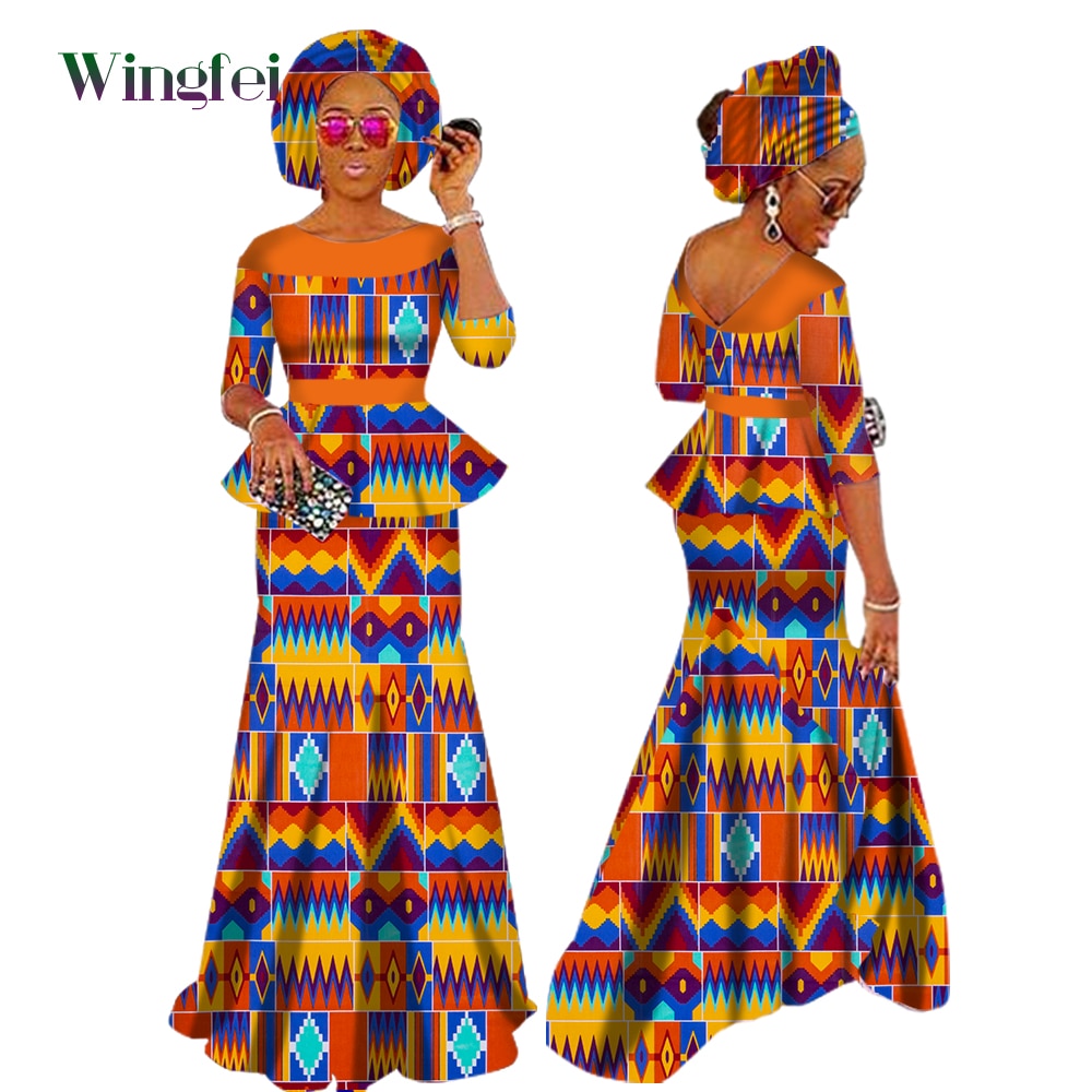 African Clothes Skirt Set Fashion