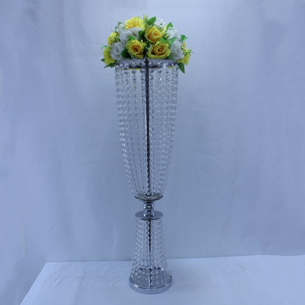 Acrylic Crystal Flowers Vases Road Lead  Table Centerpiece