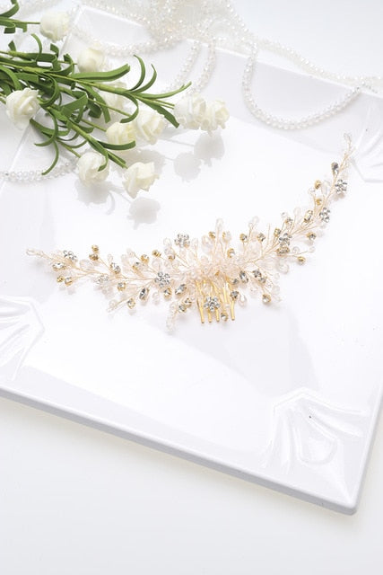 Gold Rose gold Silver Wedding Accessories bridal headwear