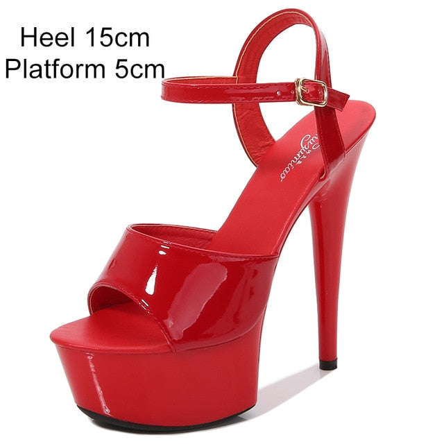 Pole Dance Shoes High Heels Sandals Party Club Platform High-heeled Shoes