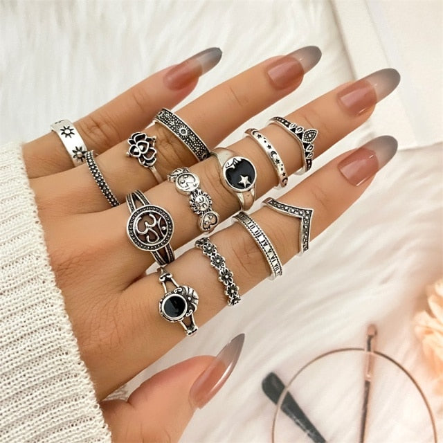 Adjustable Fashion Vintage Personality 925 Silver Rings For Women – WAAMII