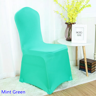 Chair cover spandex stretch banquet chair cover Flat Front for sale - Make Me Elegant
