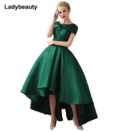 Asymmetrical Ball Gown Prom Evening Dresses Plus Size Available