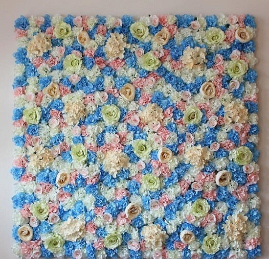 Flower Wall 60X40CM Artificial Silk Rose